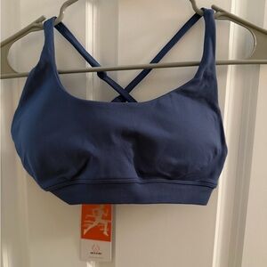 NWT ABOCIW Sports Bras for Women Medium blue color